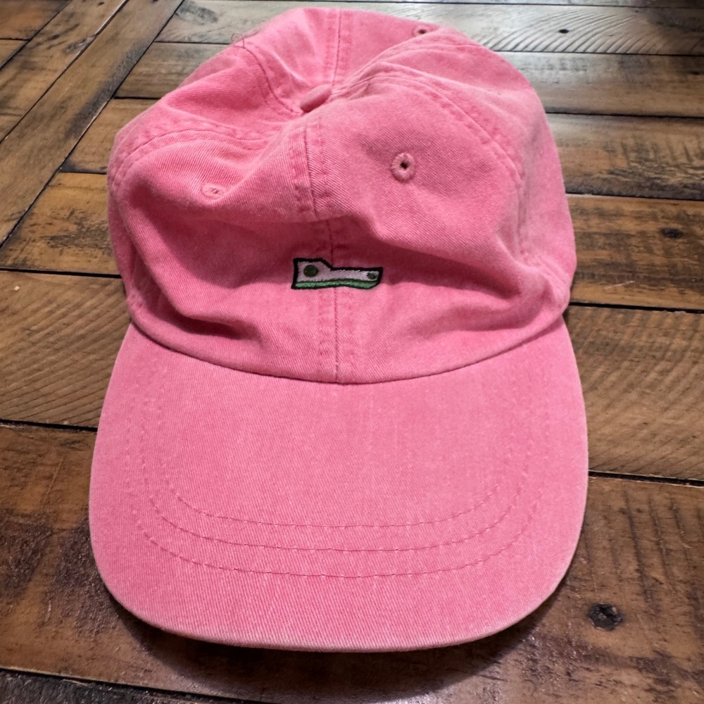 Adams Baseball Cap Unisex OSFA‎ Pink Solid Golf Green Logo Dad Hat LP101